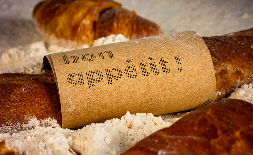 emballage baguette de pain