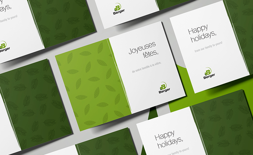 berger, cartes de voeux