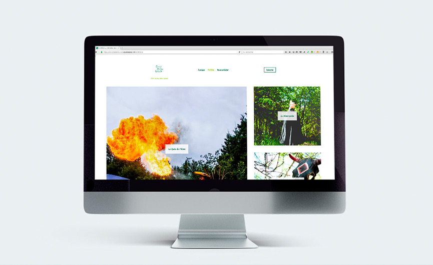 cent mille lieux, le site web