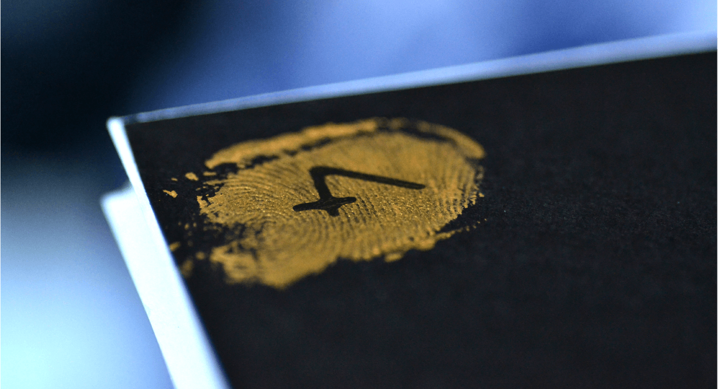 photo d'une empreinte